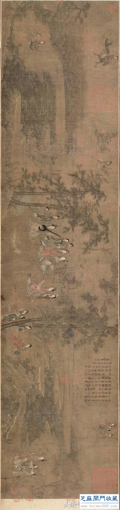 五代 阮郜《阆苑女仙》图卷