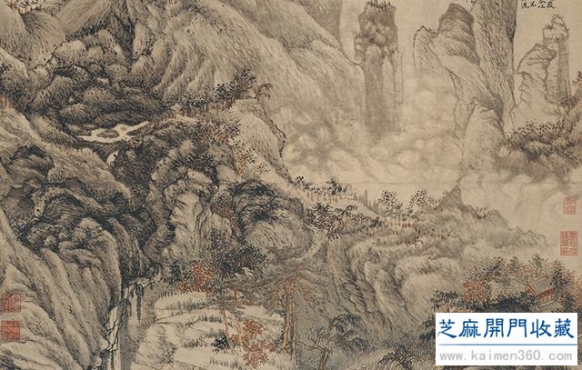 每日读一画｜清 沈周《庐山高图轴》