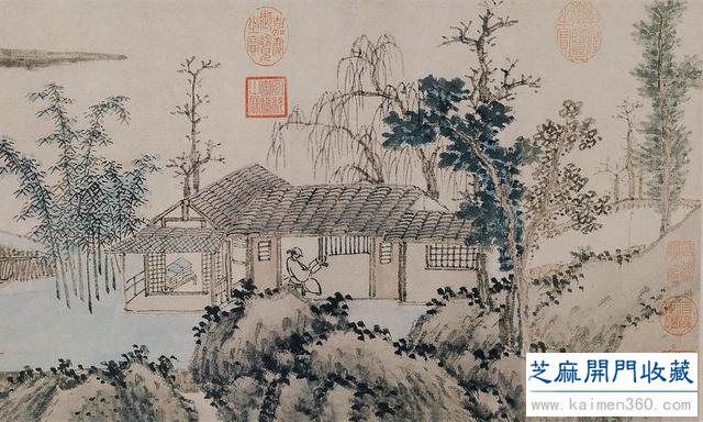 沈周（明代）青园图卷欣赏