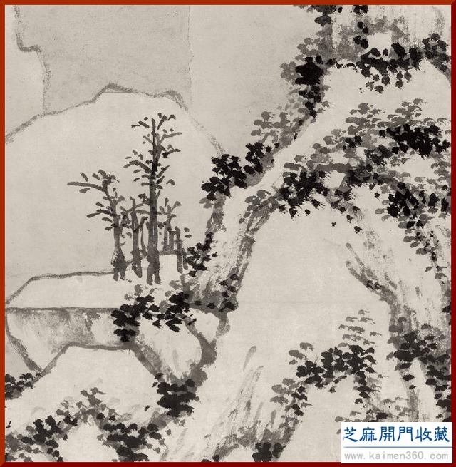 沈周画作高清印制