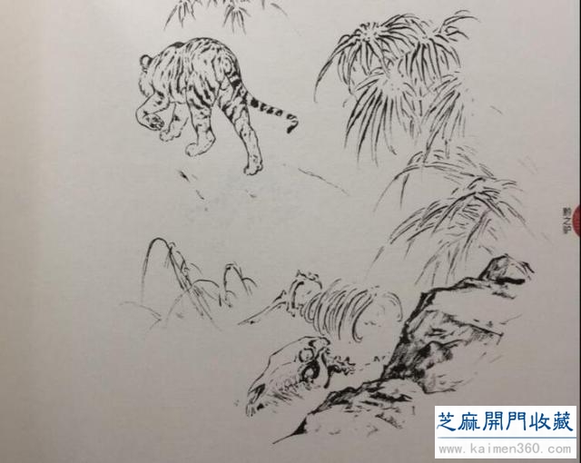 绘画大师刘继卣《三戒笔记本》之《黔之驴》全图欣赏