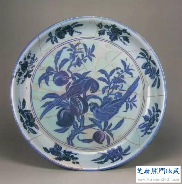 雍正粉彩瓷中的寿桃纹