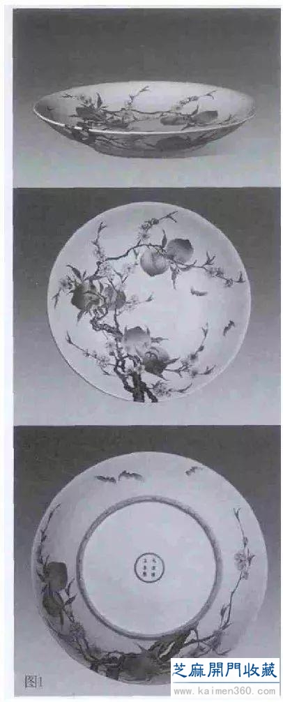 雍正粉彩瓷中的寿桃纹
