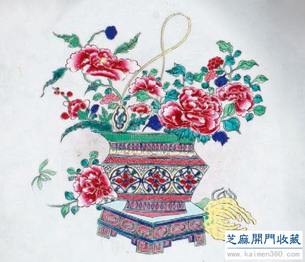 你想鉴定吗？清 雍正 粉彩花卉纹大盘来鉴赏一下吧