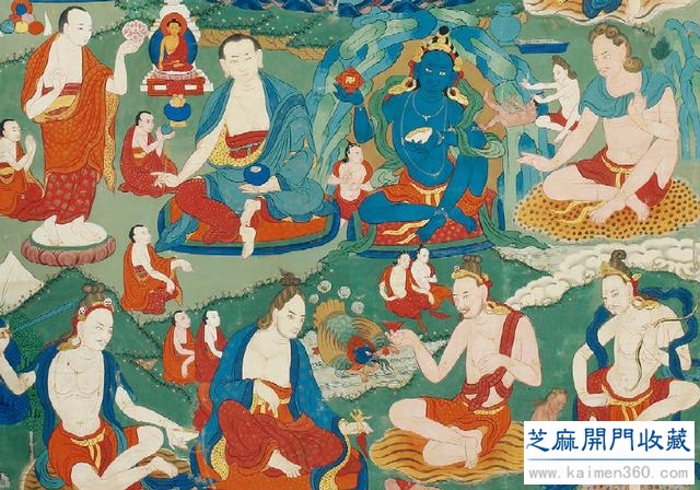 你该如何鉴赏一幅唐卡，苯教敦巴弥沃唐卡
