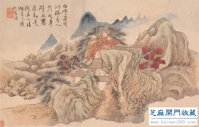 赏画｜上海博物馆藏 石涛《山水花卉册》