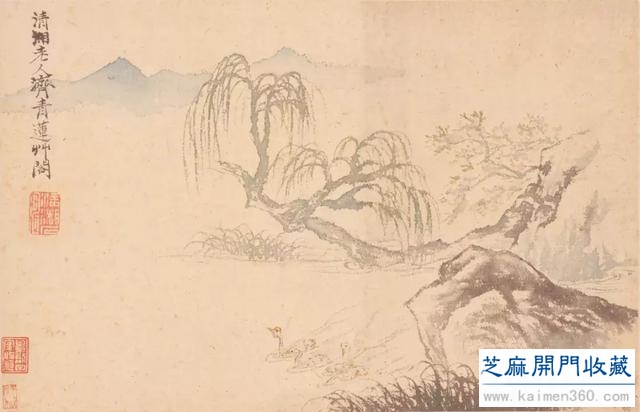 赏画｜上海博物馆藏 石涛《山水花卉册》