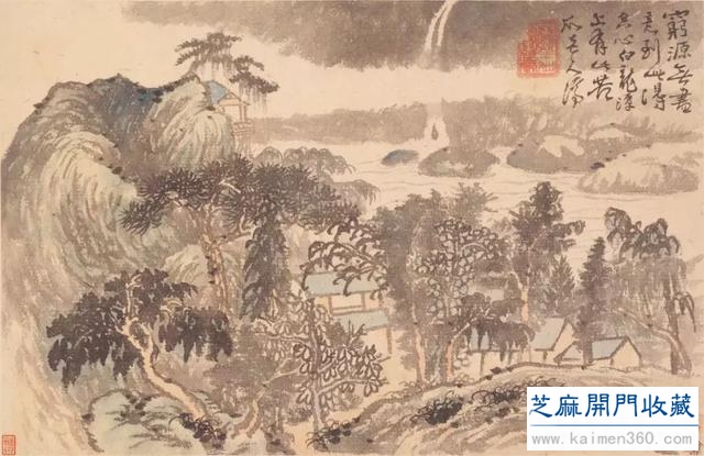赏画｜上海博物馆藏 石涛《山水花卉册》