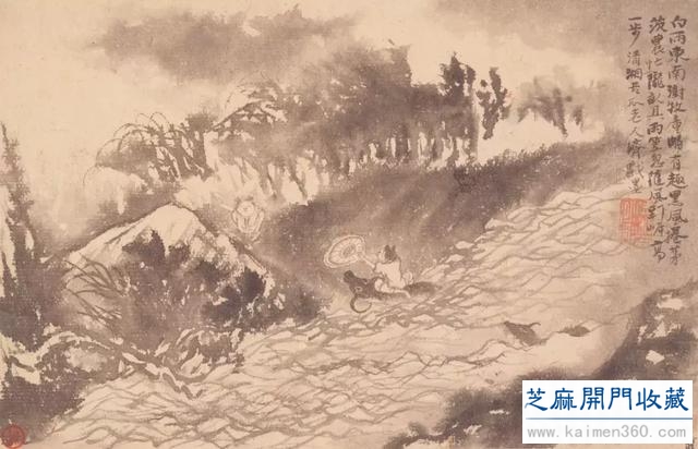 赏画｜上海博物馆藏 石涛《山水花卉册》