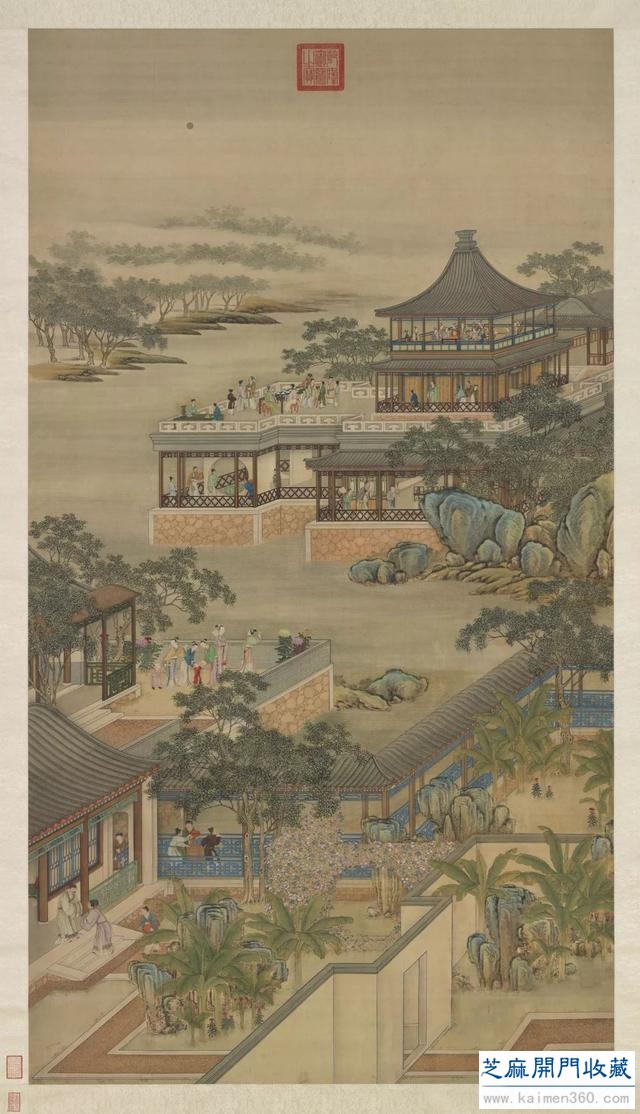 台北故宫博物院藏 ></div>>> 清院画《十二月令图》