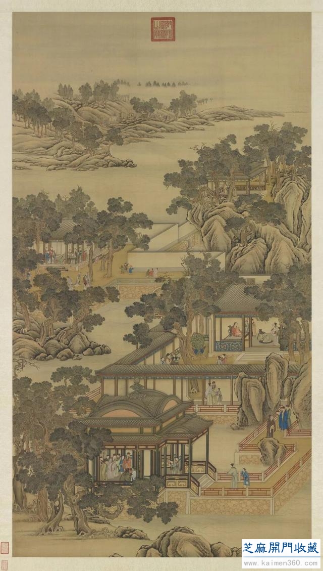台北故宫博物院藏 ></div>>> 清院画《十二月令图》
