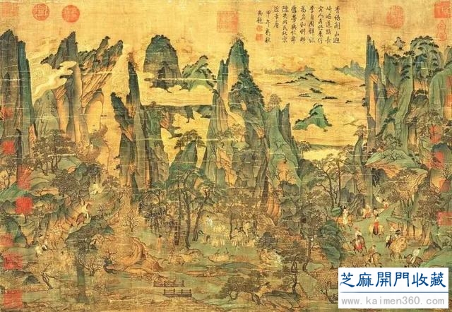 赏画｜唐 · 李昭道 明皇幸蜀图