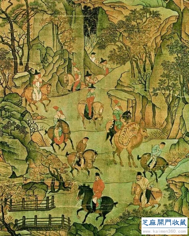 赏画｜唐 · 李昭道 明皇幸蜀图