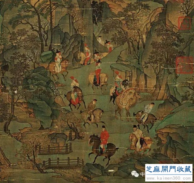 赏画｜唐 · 李昭道 明皇幸蜀图