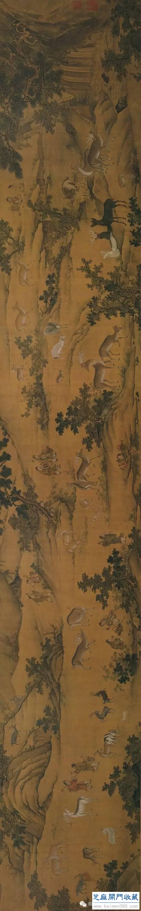 高阿申：瓷器“百鹿图”考