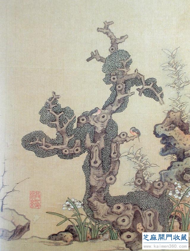 这画得太美了，春天赏花不错。