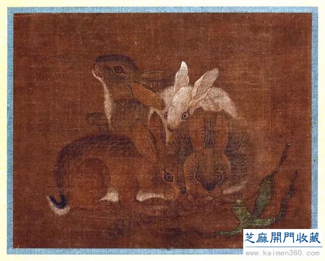 南宋 孙隆 兔图欣赏