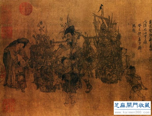宋-李嵩绘画作品欣赏
