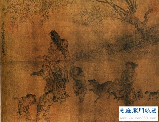 宋-李嵩绘画作品欣赏