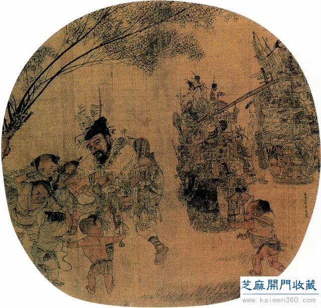 宋-李嵩绘画作品欣赏