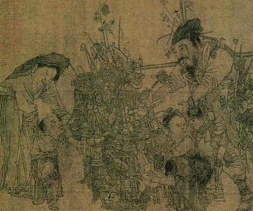 宋-李嵩绘画作品欣赏