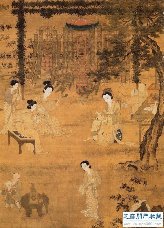宋-李嵩绘画作品欣赏