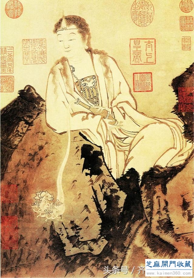南宋画家，善画道释人物，擅白描人物——贾师古