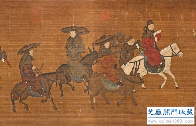 宋 刘松年《西域出逰卷》