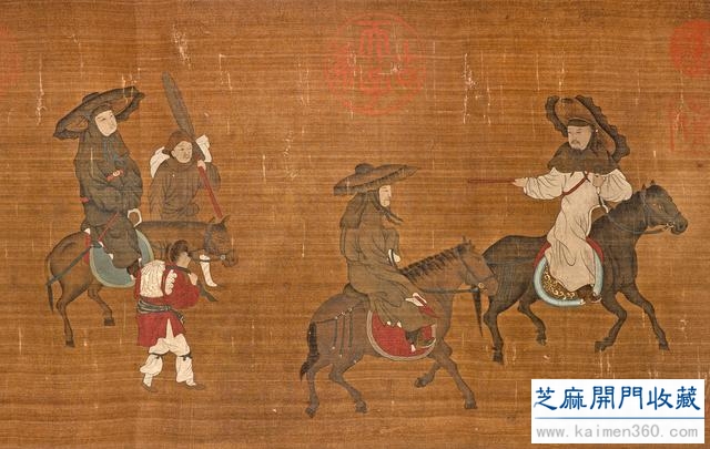 宋 刘松年《西域出逰卷》