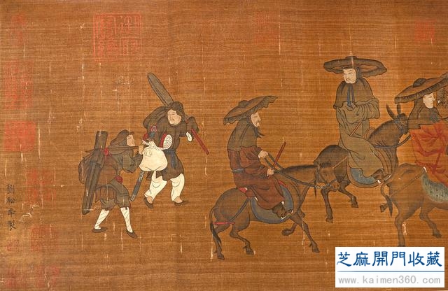 宋 刘松年《西域出逰卷》