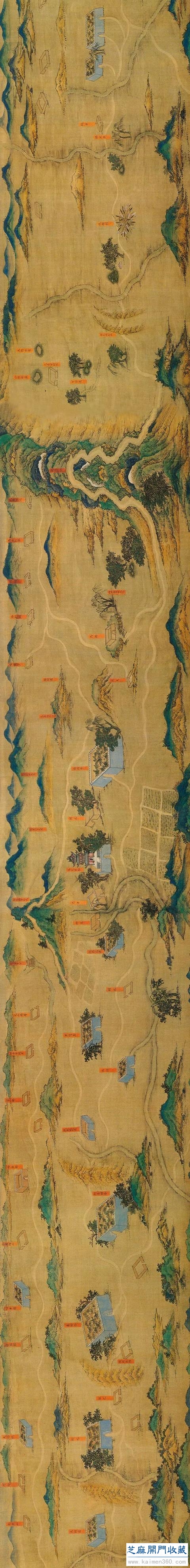 《丝路山水地图》春晚横空出世，完整国宝，敬请鉴赏