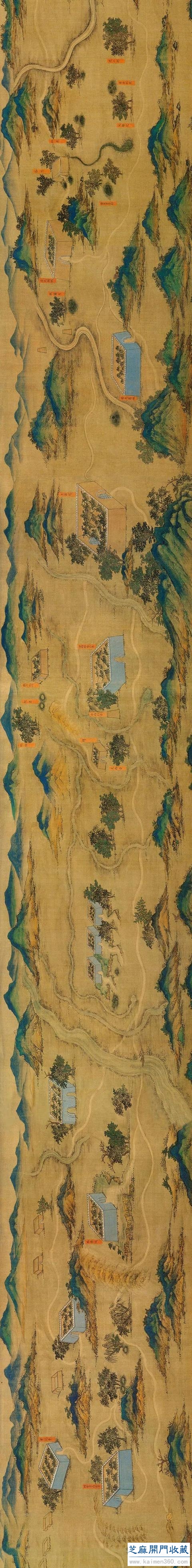 《丝路山水地图》春晚横空出世，完整国宝，敬请鉴赏
