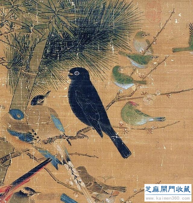重读｜边景昭《三友百禽图》