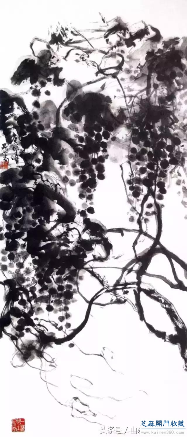书画名家：历代名家笔下的葡萄