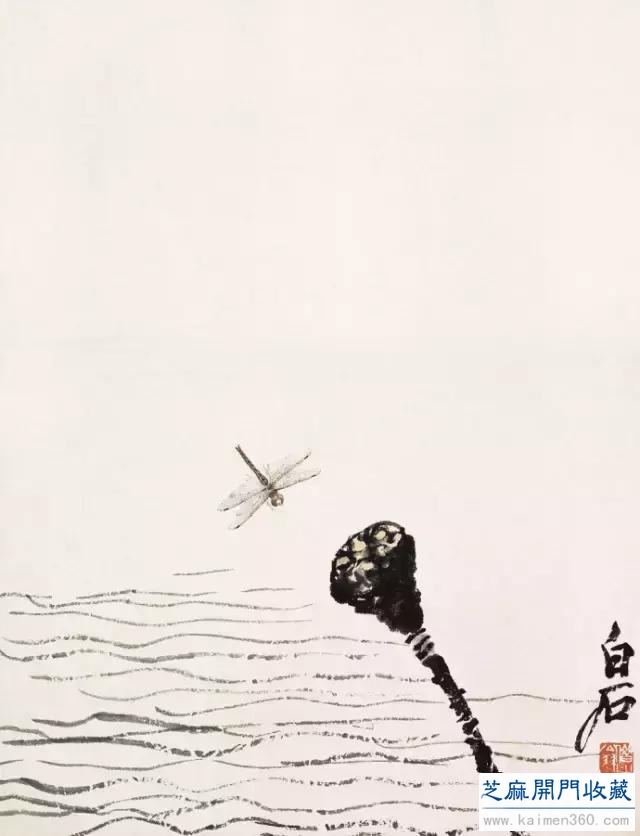 齐白石草虫图200张，他把草虫画活了