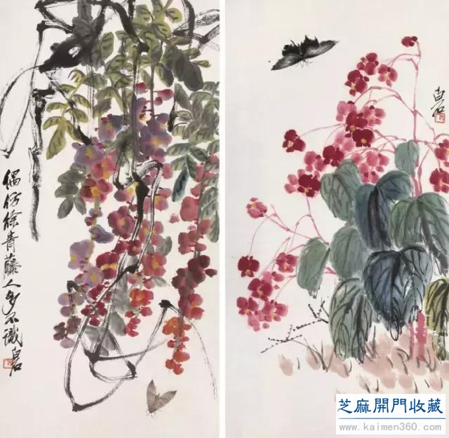 齐白石草虫图200张，他把草虫画活了