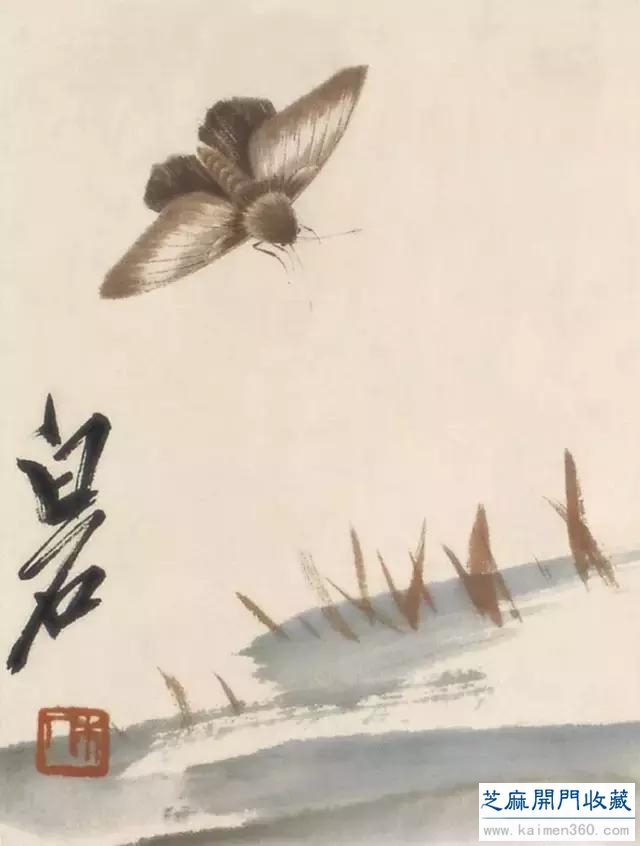 齐白石草虫图200张，他把草虫画活了