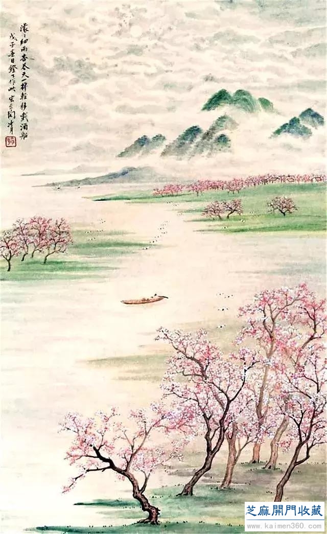 陶冷月山水精品50幅，月色撩人！