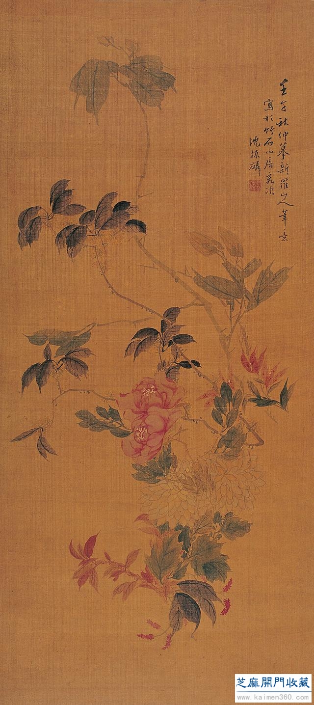 沈振麟（清）花鸟动物作品欣赏
