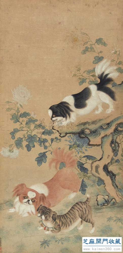 沈振麟（清）花鸟动物作品欣赏