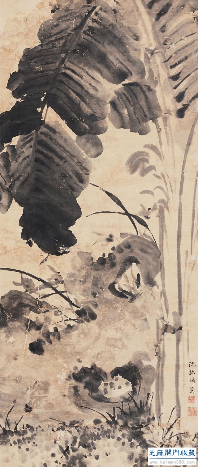 沈振麟（清）花鸟动物作品欣赏