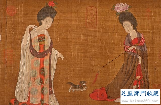 宋徽宗《仕女图》手卷
