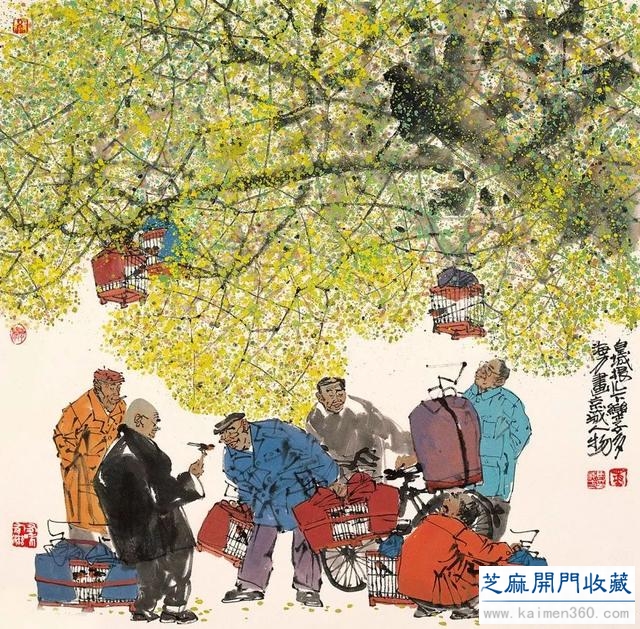 马海方｜老北京民俗风情水墨画（125幅）