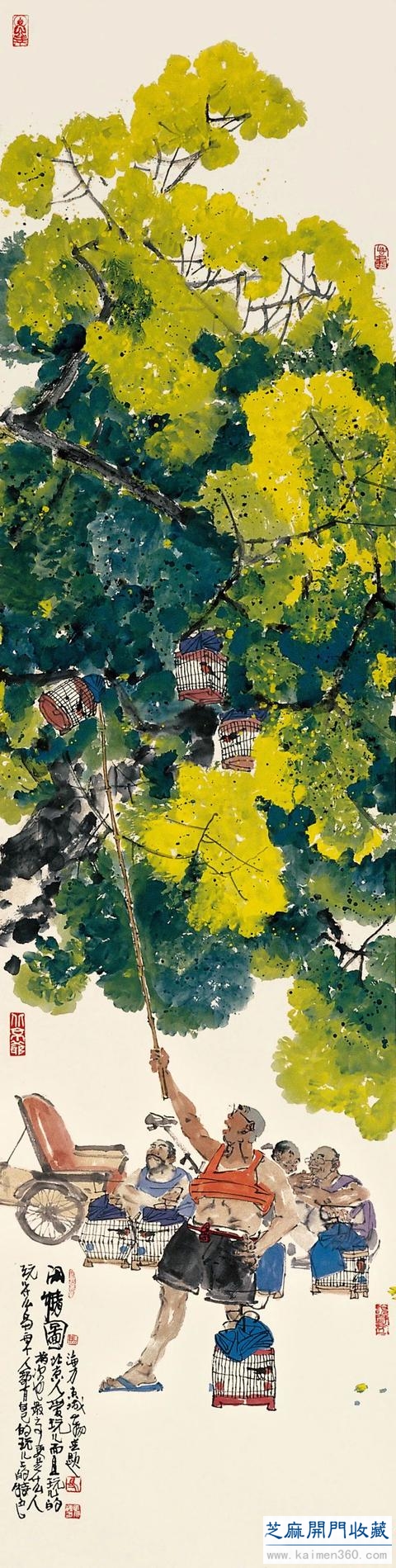 马海方｜老北京民俗风情水墨画（125幅）