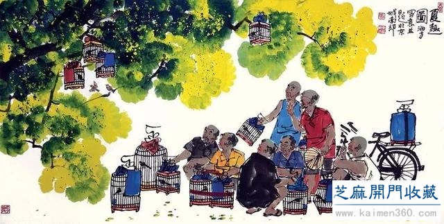 马海方｜老北京民俗风情水墨画（125幅）