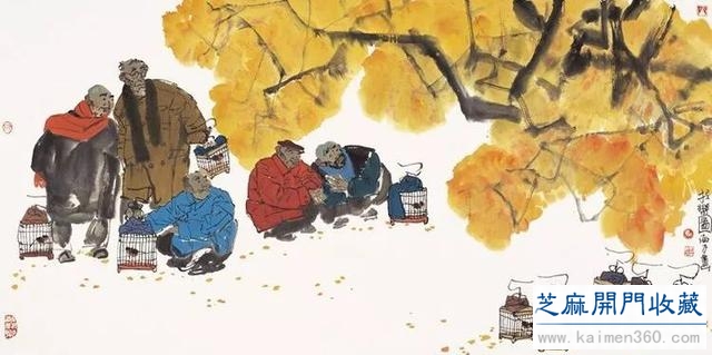 马海方｜老北京民俗风情水墨画（125幅）