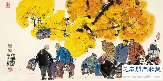 马海方｜老北京民俗风情水墨画（125幅）