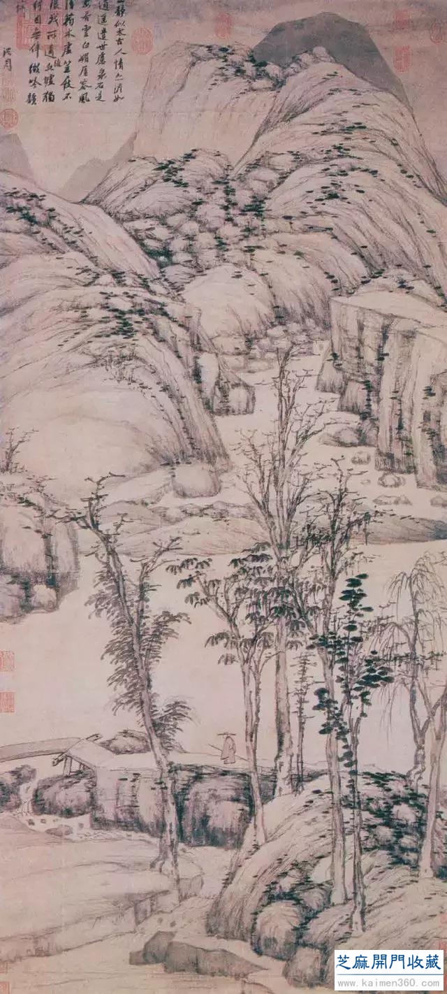 吴门画派开山鼻祖的山水情