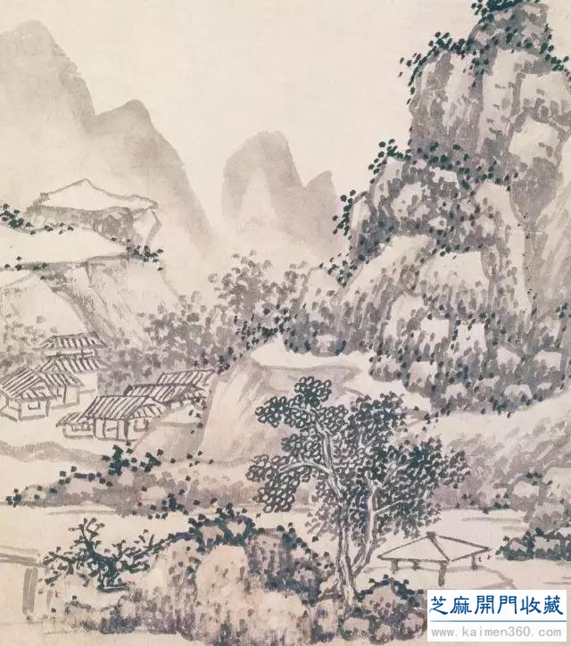 吴门画派开山鼻祖的山水情