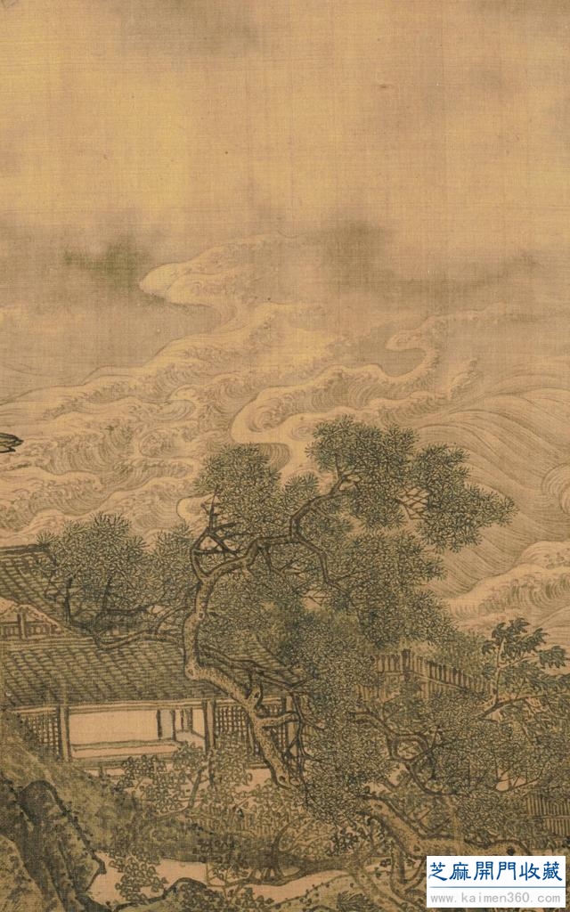 明人周臣《北溟图》，声势浩大，气吞山河